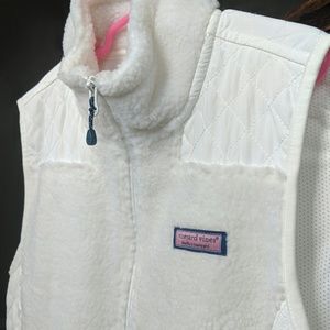Vineyard vines sherpa vest